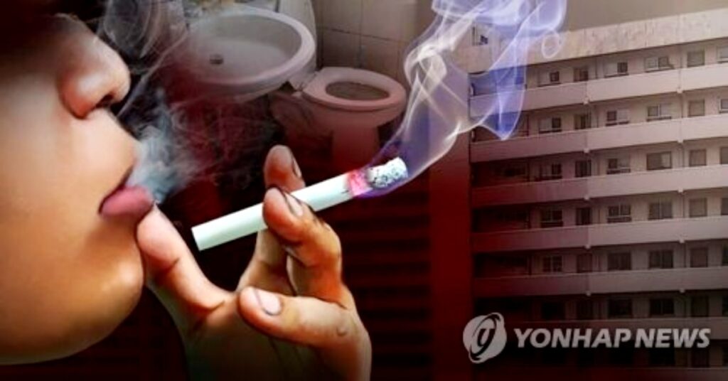 "담배 냄새 싫으면 징징대지 말고" ... 뻔뻔한 아파트 흡연 공지문에 '발칵' 3 흡연