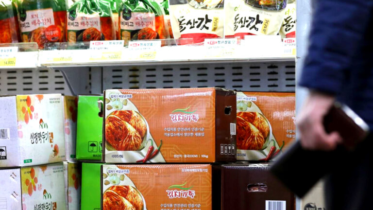 Kimchi imports are the highest