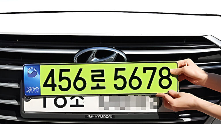 연두색 번호판 부의 상징 되다