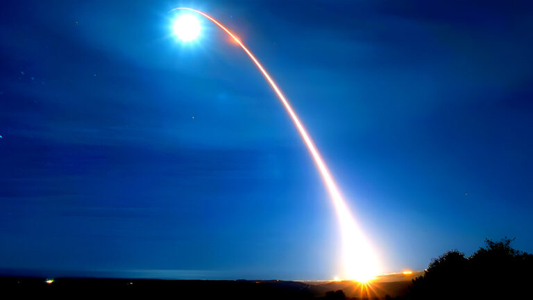 Minuteman 3 test firing