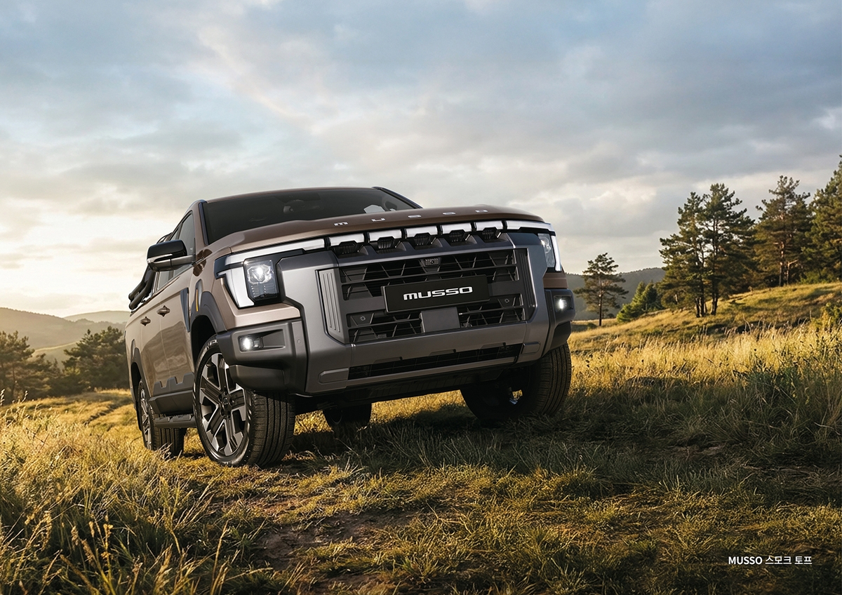 KGM 무쏘, 누적 계약 5천대 돌파…"국내 픽업 점유율 85％" | 연합뉴스