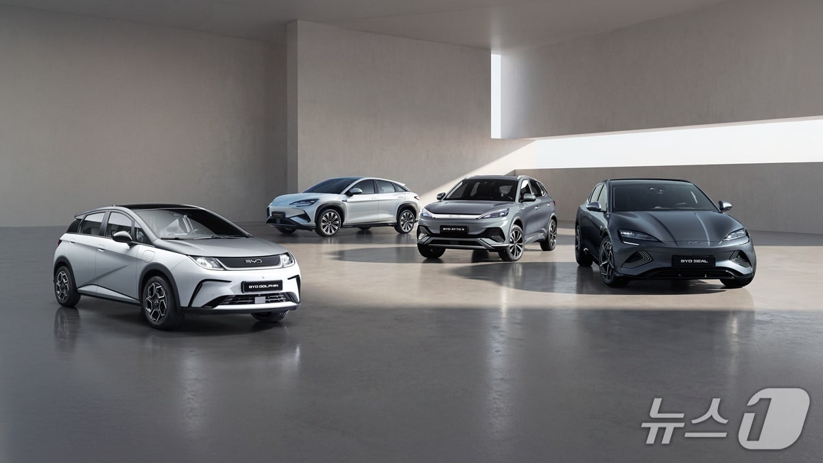 중국차 안된다고?" BYD, 11개월만 1만대 돌파…수입차 최단 기록 - 뉴스1