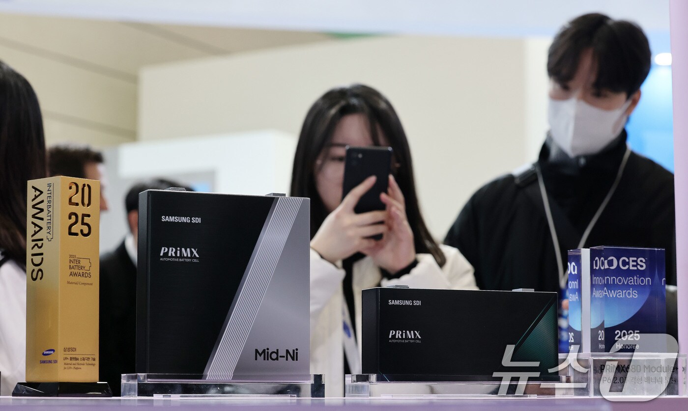 리튬값 상승 기대에 2차전지株 들썩…삼성SDI 6%대 급등[핫종목] - 뉴스1