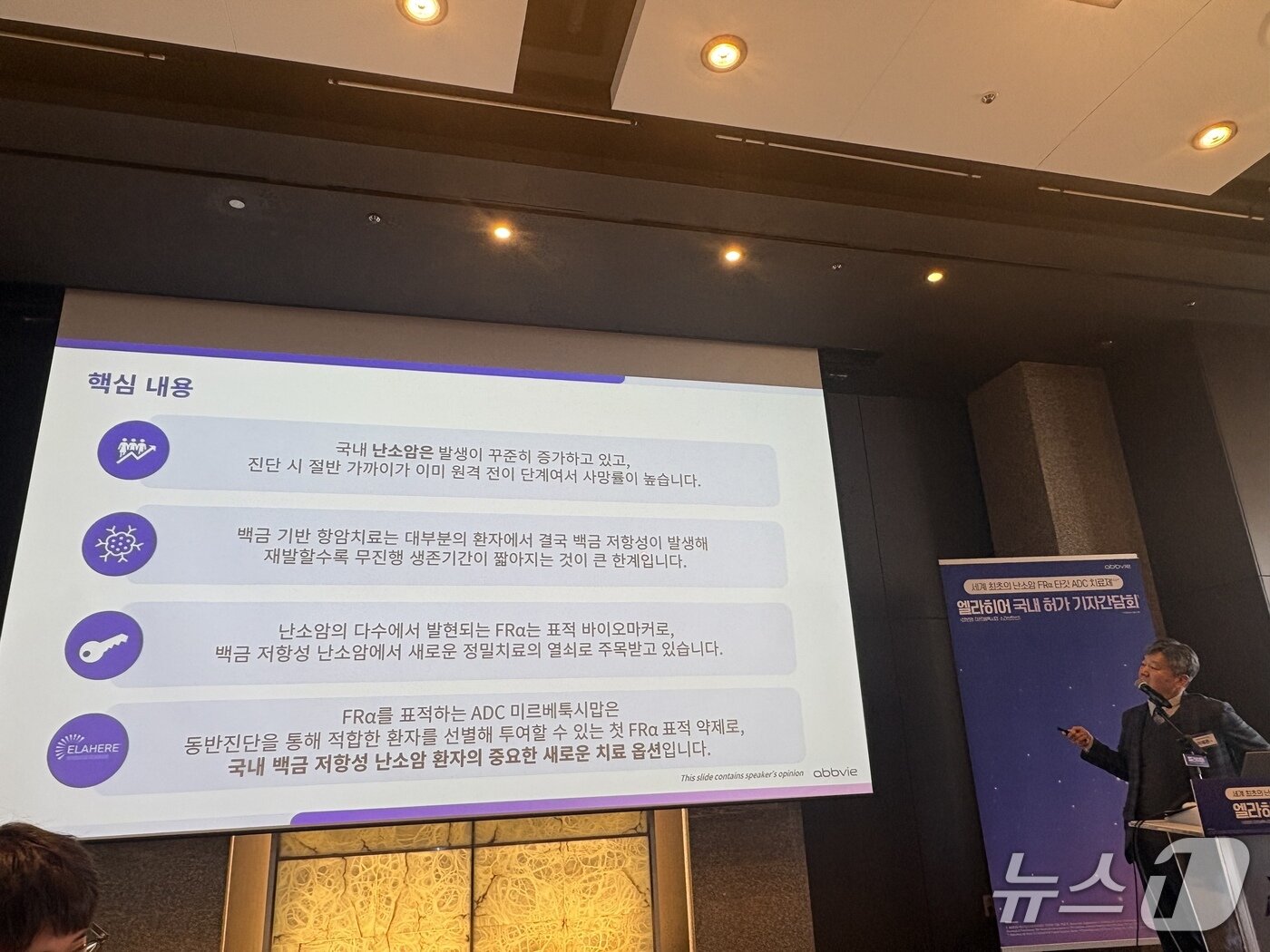 "배가 더부룩하다고 그냥 넘겼다간" … '침묵의 암' 난소암 초기 신호 3 난소암, 여성암 중 최저 생존율"…새 치료 옵션 신약 '엘라히어' 부상 - 뉴스1