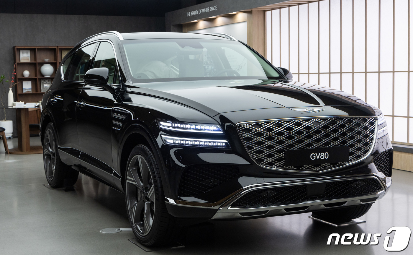 도심형 SUV의 완성' 제네시스 GV80 - 뉴스1