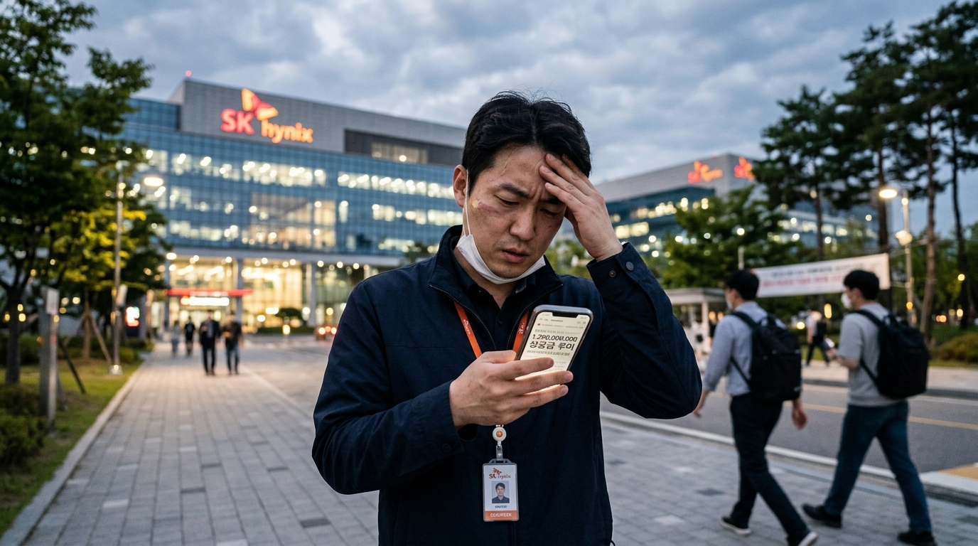 "퇴근 후까지 성과급 해명에 시달린다"…SK하이닉스 직원들, 근거 없는 루머에 '극심한 피로' 1 AI 생성 썸네일