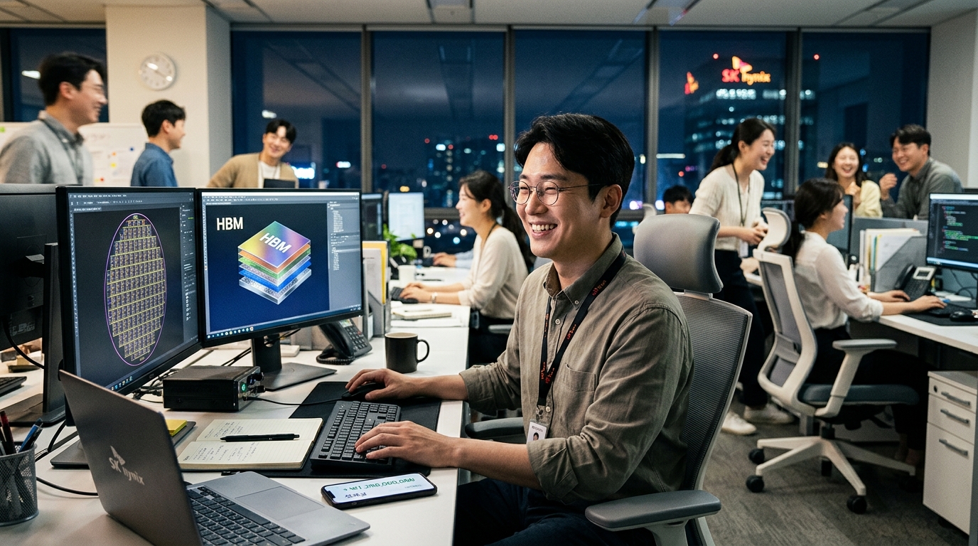 "웃으면서 야근한다" … SK하이닉스 성과급 최대 12억, 반도체 호황이 바꾼 직장 문화 1 AI 생성 썸네일