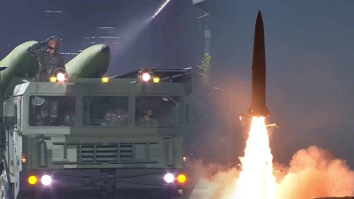 북한 정전탄(탄소섬유) 유사탄과 집속탄 시험을 다룬 기사 이미지