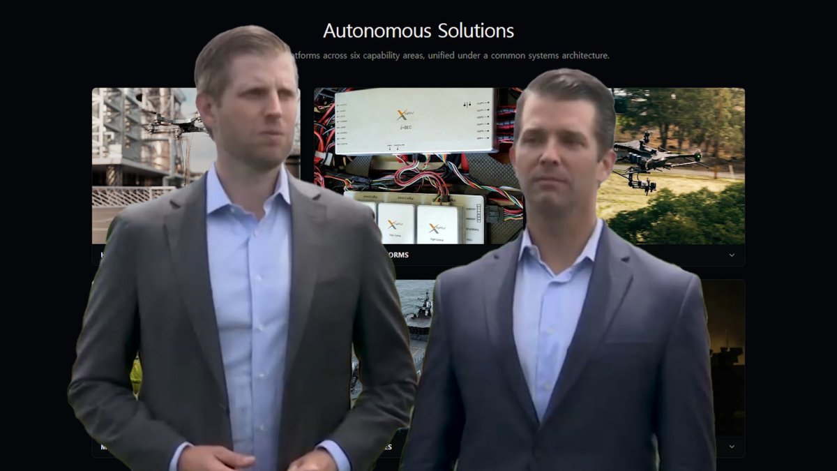 트럼프 두 아들 '드론업체' 투자…전쟁특수 기대?