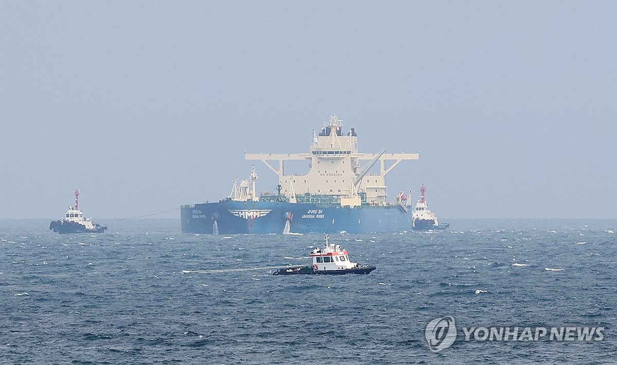 호르무즈 통과 유조선 현장