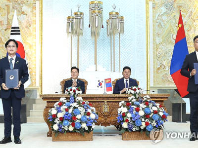 한·몽골 CEPA 원칙적 타결
