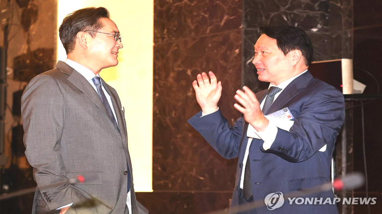 이재용 삼성전자 회장, 최태원 SK 회장 주식평가액