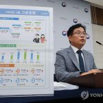 연합뉴스 취업·고용 통계 인포그래픽에서 청년 고용 악화가 강조된 장면