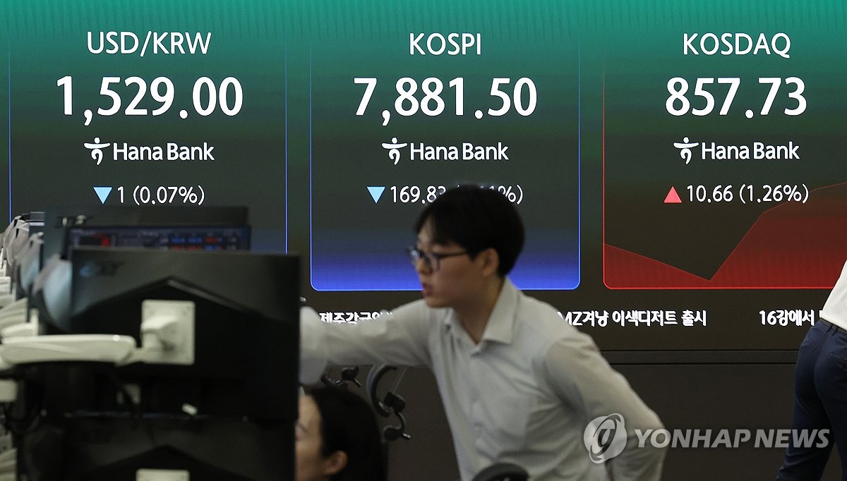 '역대급 실적'에도 주가는 급락…삼성·SK하이닉스, 증가율 피크아웃 경고등 2 극심한 매도세 속 코스피 하락세