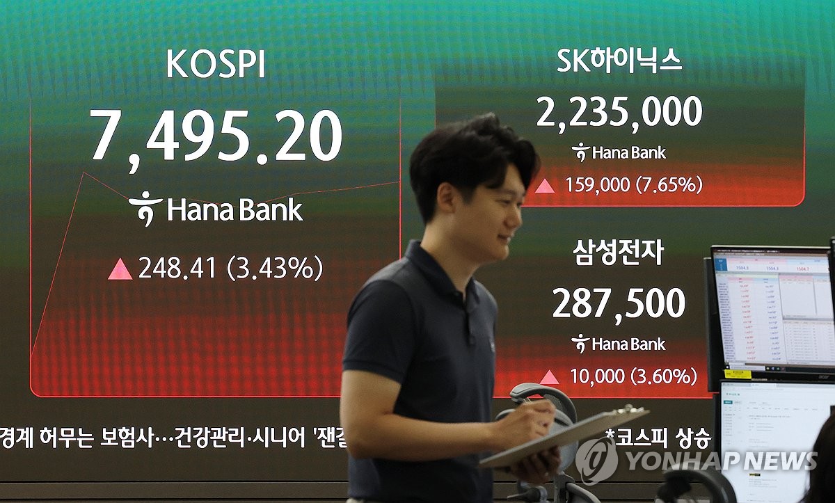 "7,500에서 7,000으로 수직낙하"… 트럼프 말 한마디에 요동친 증시의 '정체' 1 코스피 반등과 반도체 상승