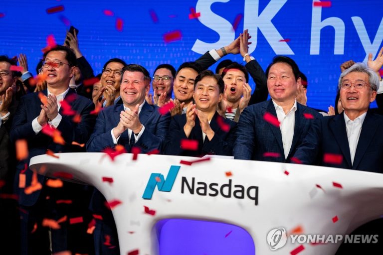 SK하이닉스 ADR 상장 초기 실적 급등 장면